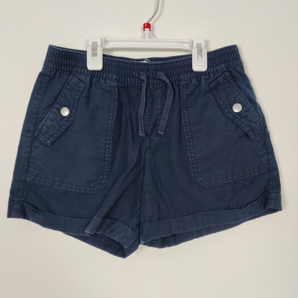 Gap Girl's Blue Shorts Size Youth XL Nautical Cotton Summer Beach Vacation